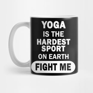 Yoga handstand saying men meditation Mug